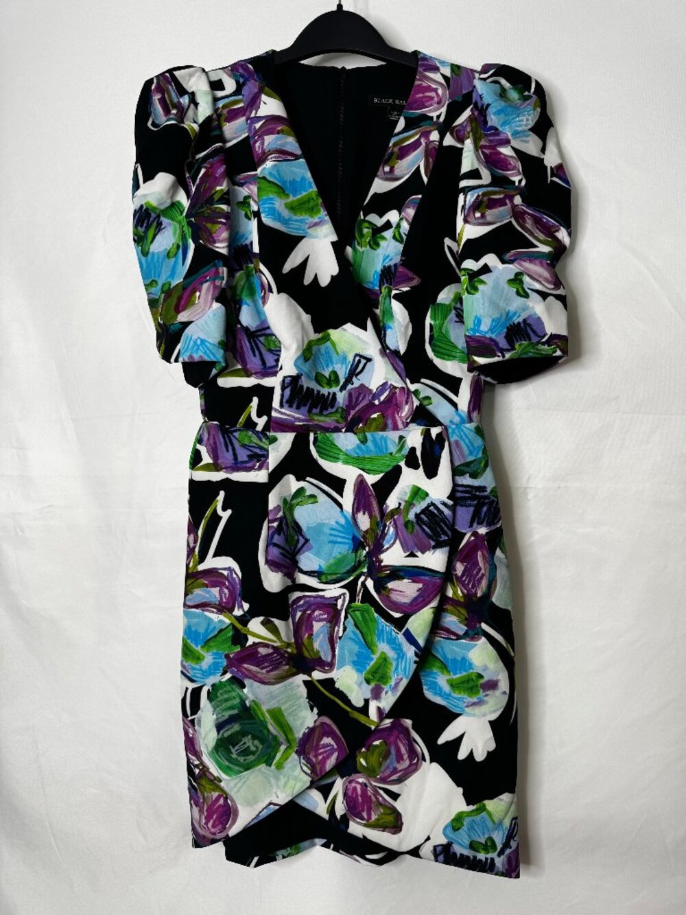 NWT Black Halo Maricopa Floral Mini Dress Size 0